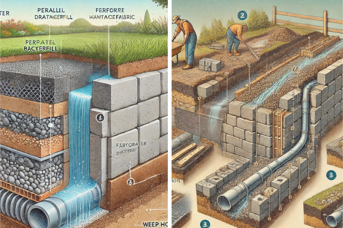 Block Retaining Wall Drainage: Everything You Need to Know