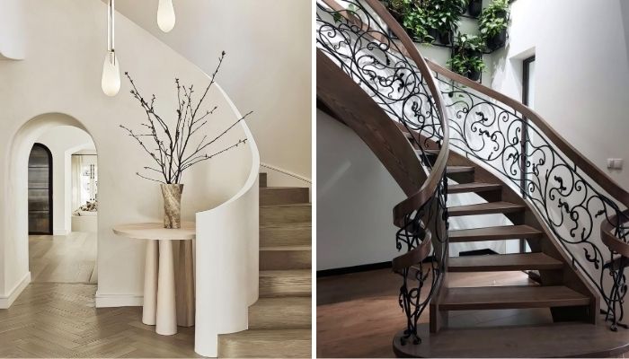 20 Beautiful Curved Staircase Ideas For Your Home